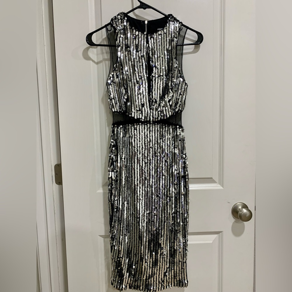 STUNNING NEW YEARS DRESS! Gianni Bini sequence dress Size XS.